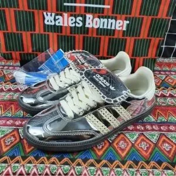 adidas Shoes - Wales Bonner x Samba ‘Silver Metallic Gum’ 2023 Adidas Sneakers